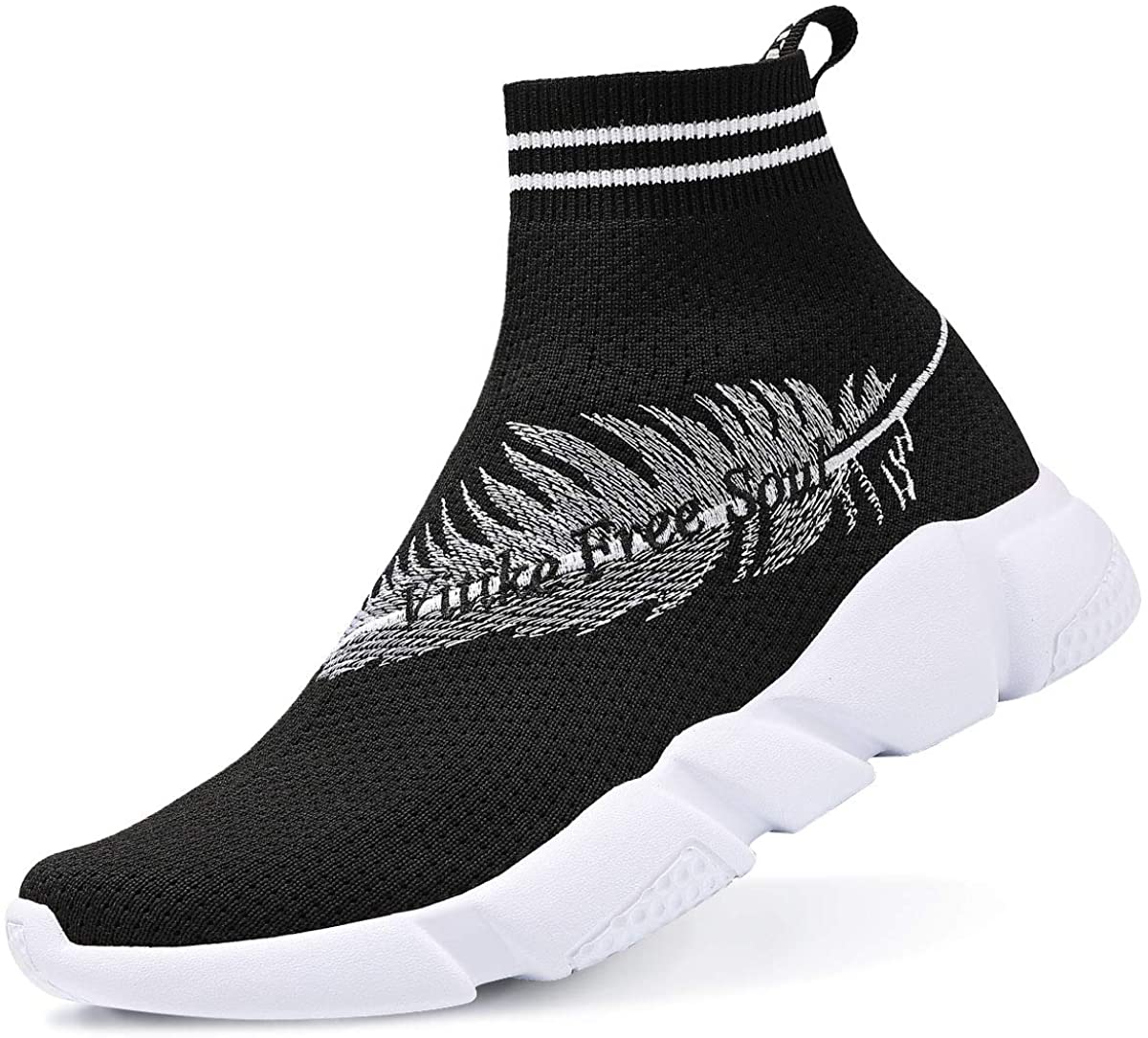 Women's Walking Shoes Running Shoes Socks Platform Fashion Mesh Sneakers Air Cushion Athletic Gym Casual Loafers Dance Hip-hop Shoes