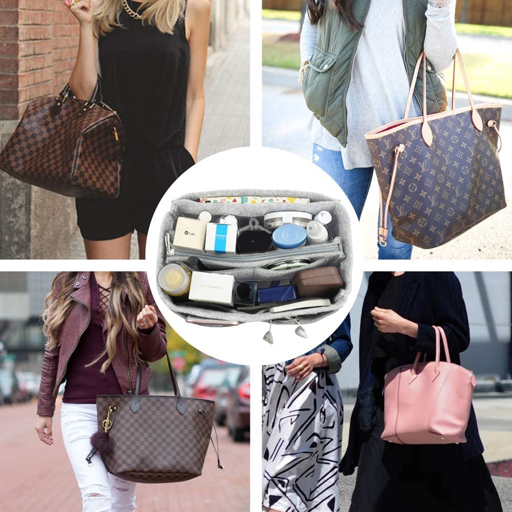 Purse Organizer Insert, Handbag & Tote Organizer, Bag in Bag, Perfect for Speedy Neverfull and More