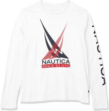 
                        
                          Muat gambar ke penampil Galeri, Nautica Men's Logo Graphic Long Sleeve T-Shirt - JOY2ESpree
                        
                      