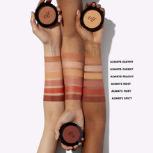 
                        
                          Load image into Gallery viewer, e.l.f, Primer-Infused Blush, Long-Wear, Matte, Bold, Lightweight, Blends Easily, Contours Cheeks, Always Cheeky, All-Day Wear, 0.35 Oz
                        
                      