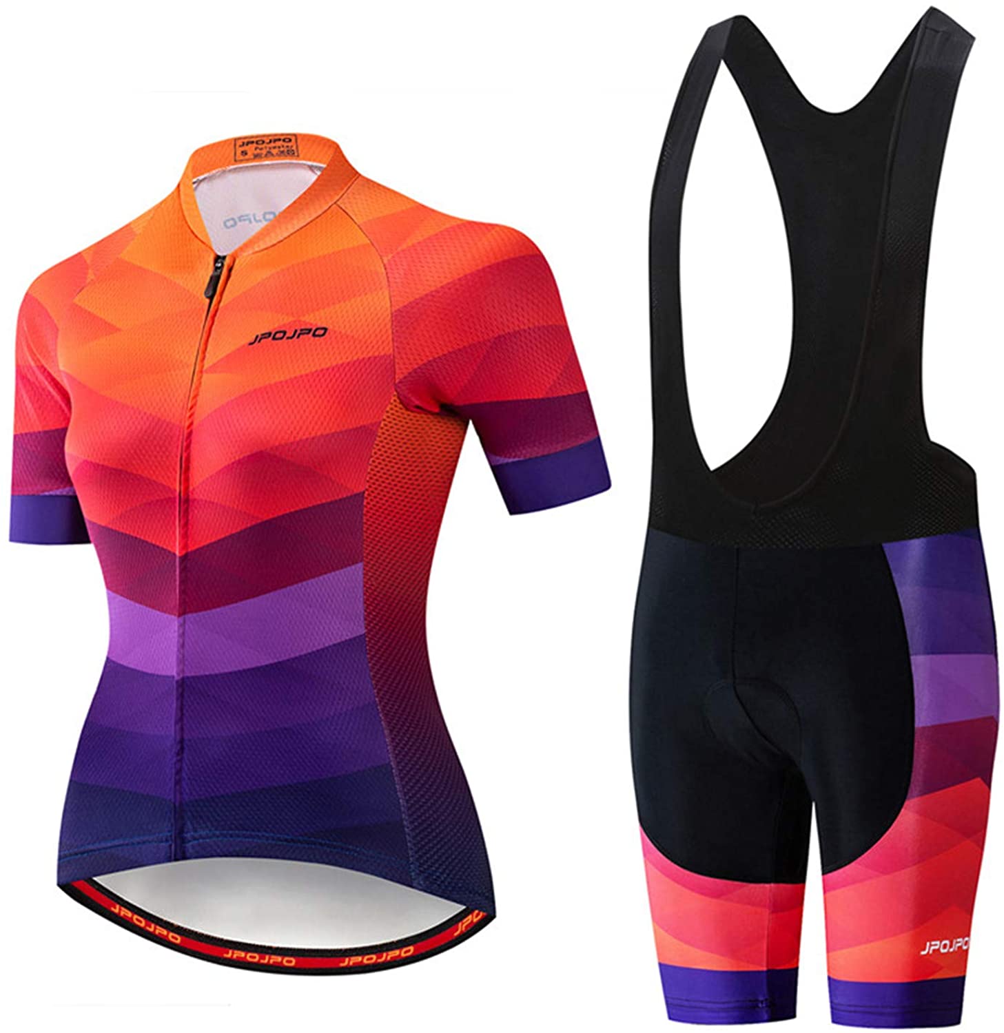 Women's Cycling Clothing Short Sleeve Bike Jersey Sets Bib Shorts Summer Cycling Sets Reflective