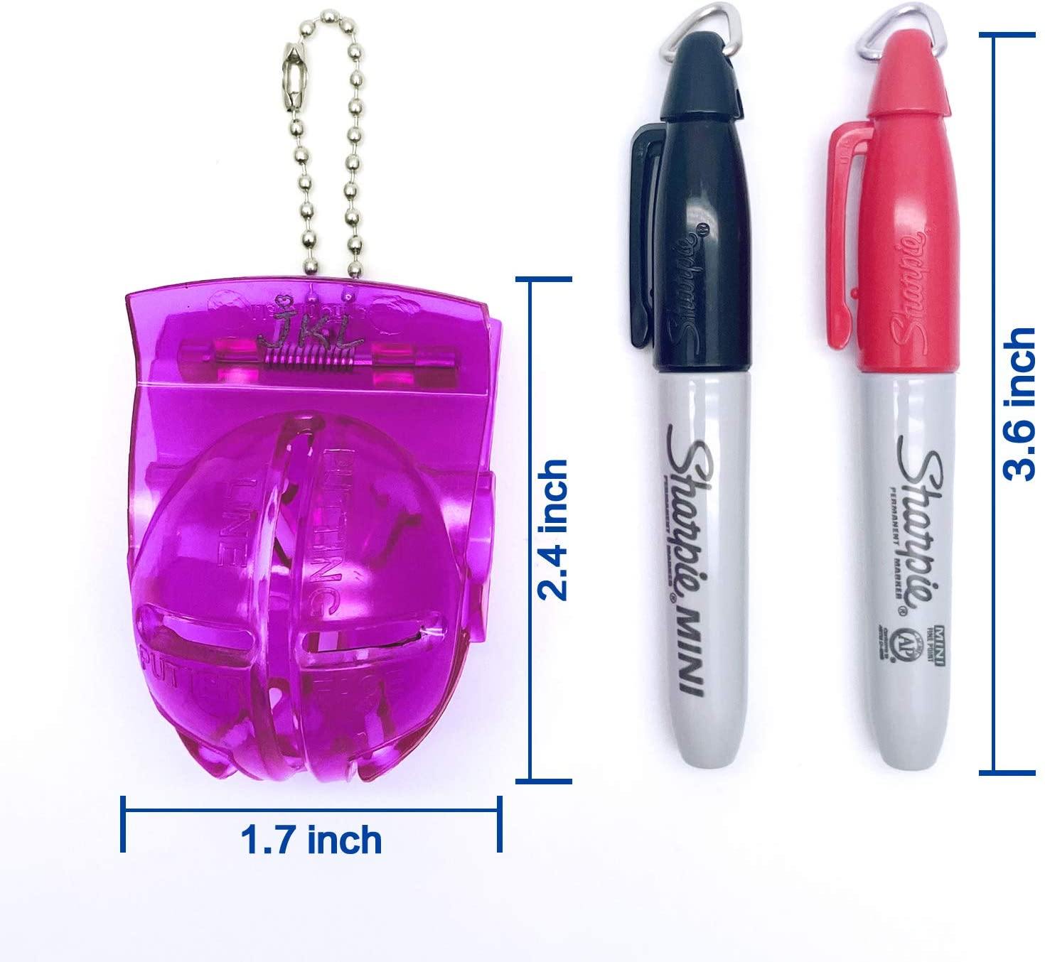 JKL Golf Ball Marker Alignment Tool-Golf Accessories for Golf Ball Marker Line Liner Drawing Stencil Kit - JOY2ESpree