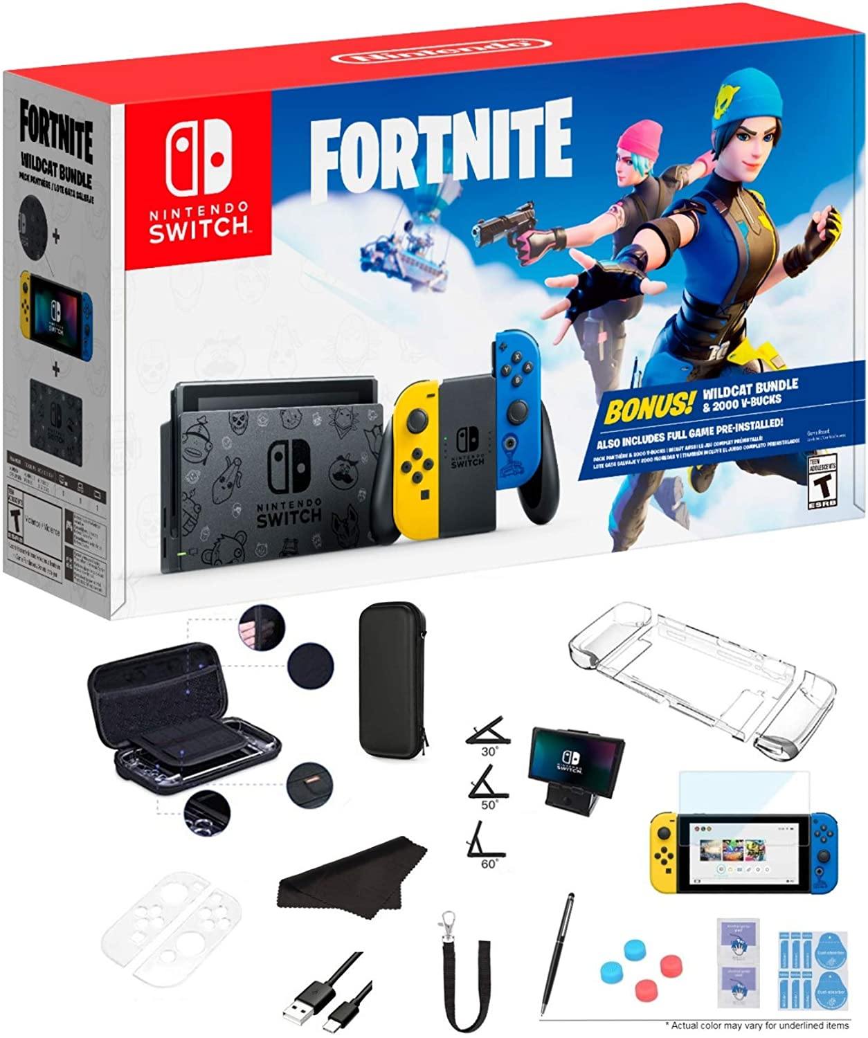 Newest Nintendo Switch Mario Red and Blue Edition 32GB Console and Carrying Case - JOY2ESpree