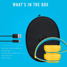 
                        
                          Load image into Gallery viewer, Beats Solo3 Wireless On-Ear Headphones - Apple W1 Headphone Chip, Class 1 Bluetooth, 40 Hours of Listening Time, Built-in Microphone - Satin Gold
                        
                      