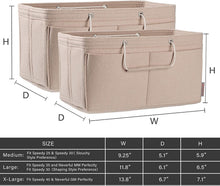 
                        
                          Cargar imagen en el visor de la galería, Purse Organizer, Multi-Pocket Felt Handbag Organizer, Purse Organizer Insert with Handles, Medium, Large, X-Large
                        
                      