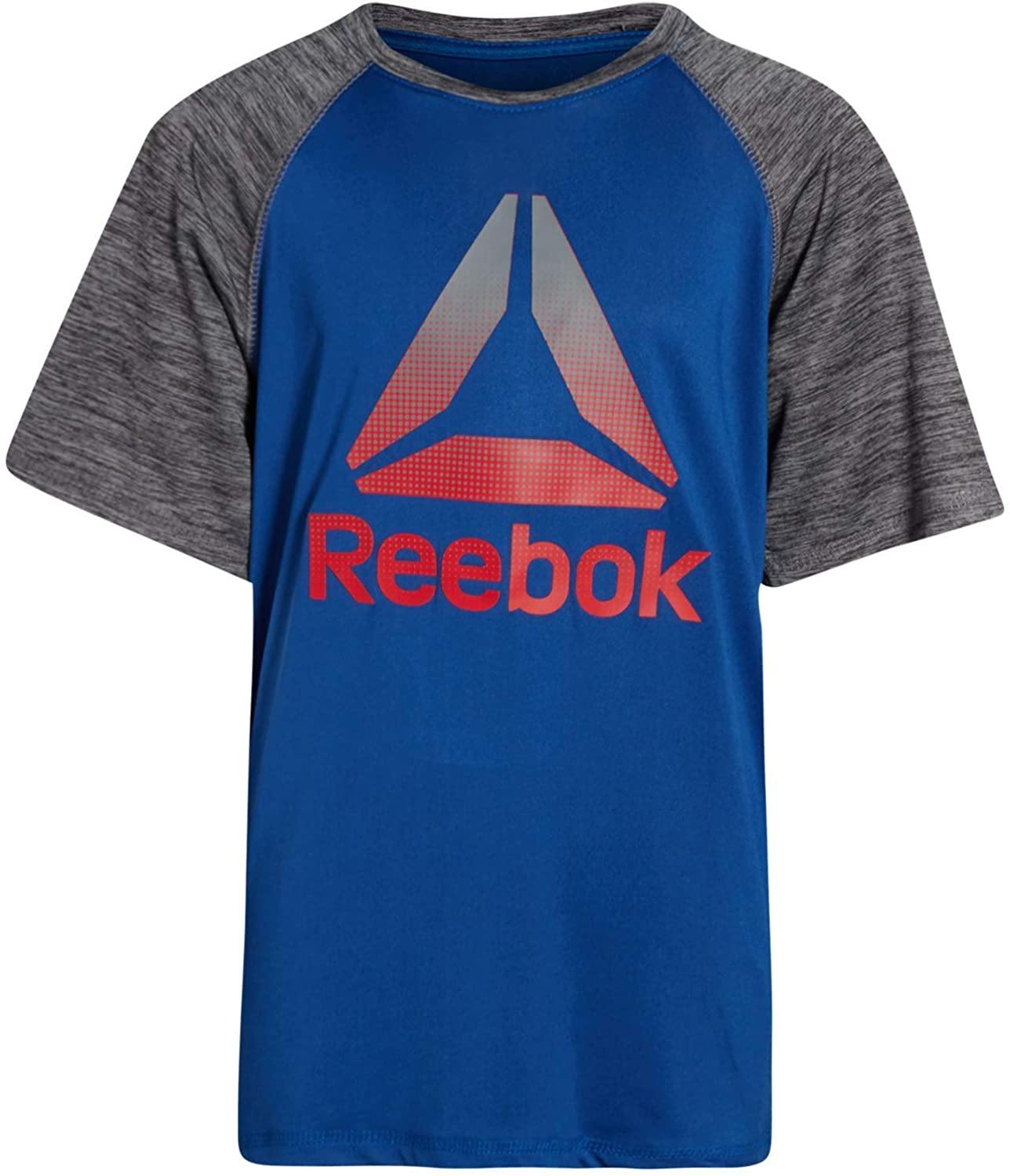 Reebok Boys Quick Dry Breathable Athletic Performance Sports T-Shirt - JOY2ESpree