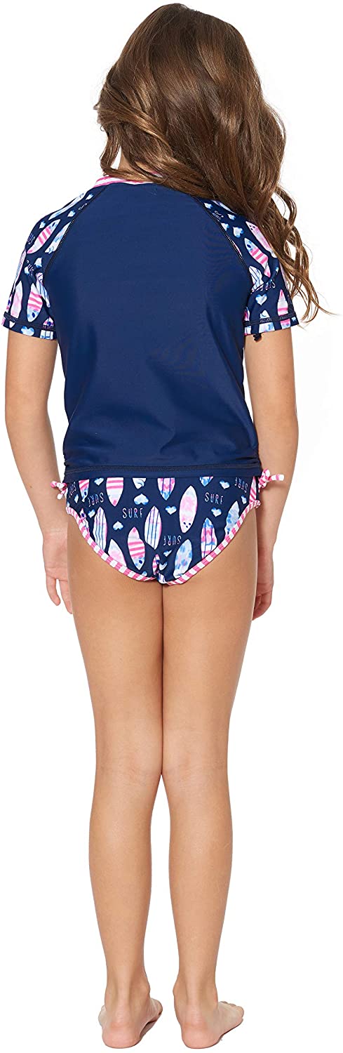 Tommy Bahama Girls' 2-Piece Rashguard and Swim Bottoms Set