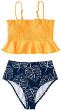 
                        
                          Muat gambar ke penampil Galeri, CUPSHE Women's High Waist Bikini Swimsuit Ruffle Smock Floral Print Two Piece Bathing Suit
                        
                      