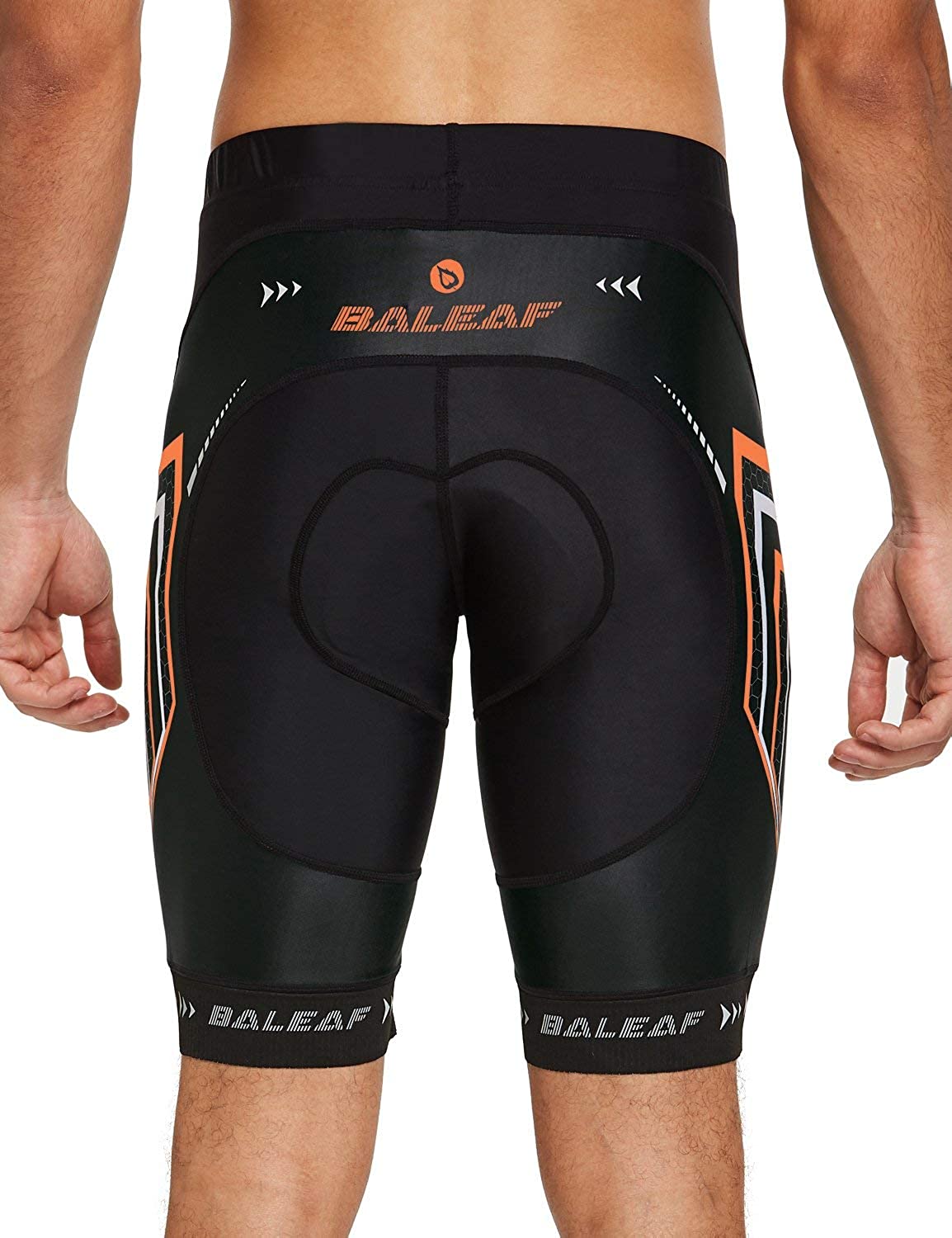 BALEAF Men's Bike Shorts Padded Cycling Bicycle Road Bike Tights Biker Pockets UPF 50+