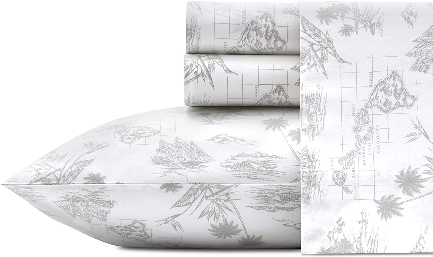 Tommy Bahama Vintage Map Sheet Set, King