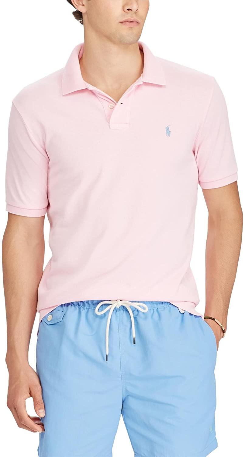 Polo RL Men's Custom Slim Fit Mesh Pony Shirt