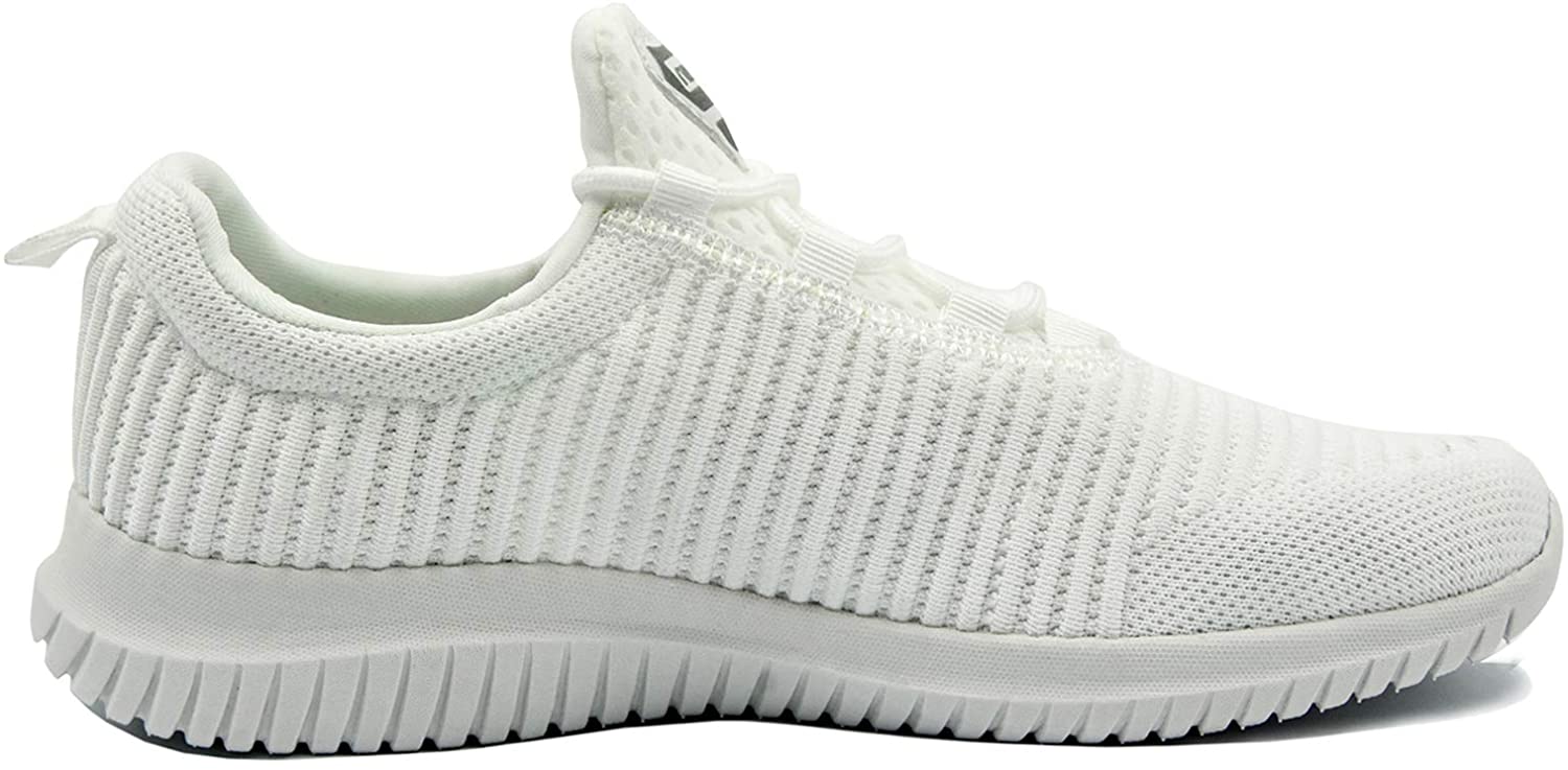 riemot Mens Womens Running Shoes Non Slip Gym Sneakers Lightweight Athletic Walking Sport Tennis Shoe