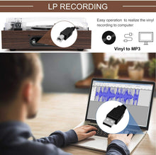 
                        
                          गैलरी व्यूवर में इमेज लोड करें, LP&amp;No.1 Bluetooth Record Player with USB Play and Recording - JOY2ESpree
                        
                      
