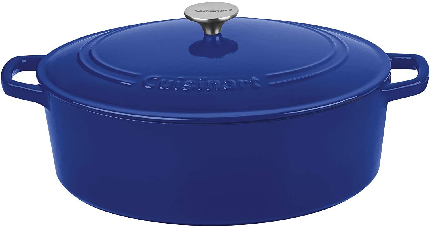 Cuisinart Cast Iron Casserole, Terracotta Orange, 7-Quart - JOY2ESpree