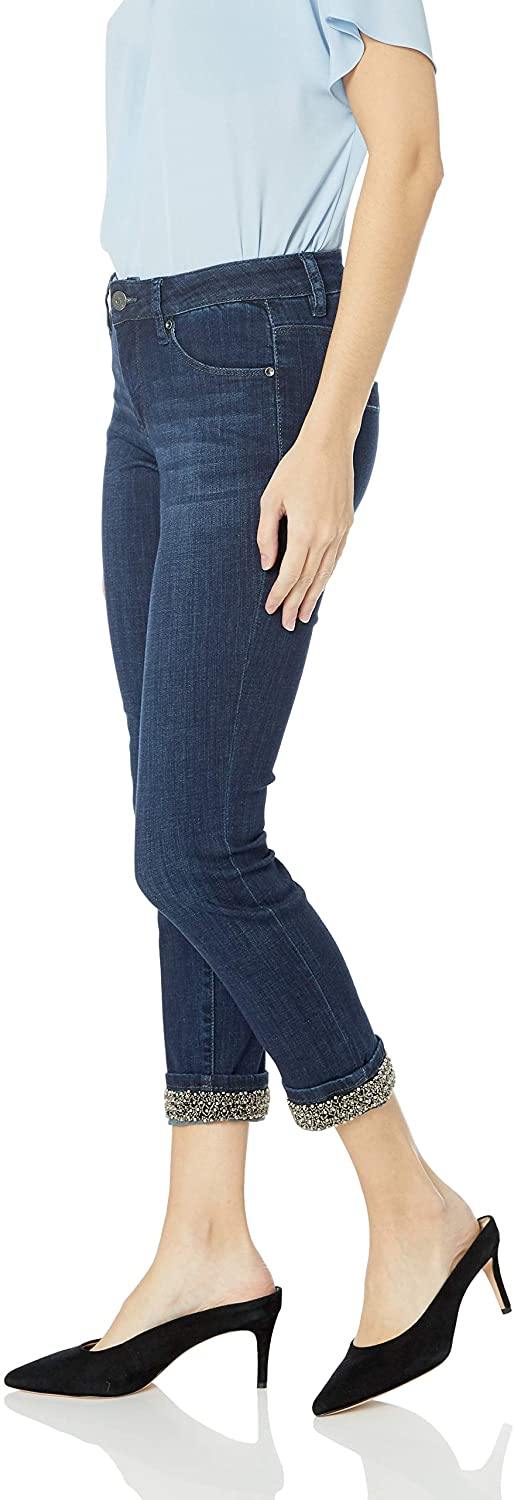 Jag Jeans Women's Maddie Skinny Jean with Beaded Cuff