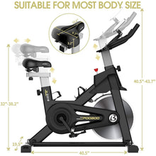 
                        
                          गैलरी व्यूवर में इमेज लोड करें, pooboo Magnetic Exercise Bike Indoor Cycling Bike Stationary - JOY2ESpree
                        
                      