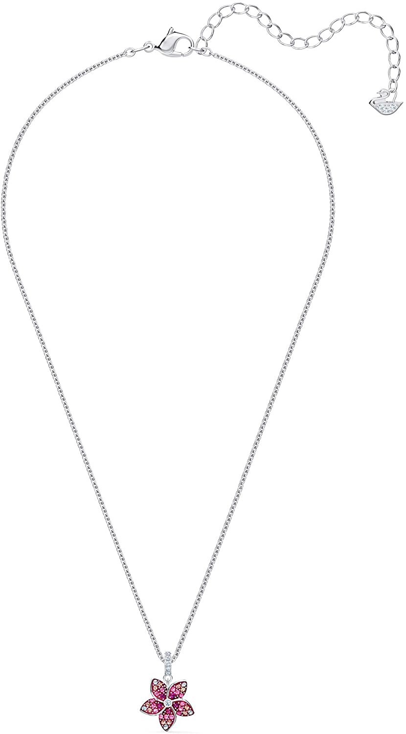 SWAROVSKI Women's Tropical Flower Pink Crystal Jewelry Collection - JOY2ESpree