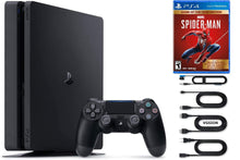 
                        
                          Load image into Gallery viewer, 2020 Sony Playstation 4 1TB Slim Console Bundle with Marvel's Spider-Man: Game of The Year Disk Edition + VGSION HDMI Cable - JOY2ESpree
                        
                      