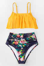 
                        
                          Muat gambar ke penampil Galeri, CUPSHE Women's High Waisted Falbala Bikini Set
                        
                      