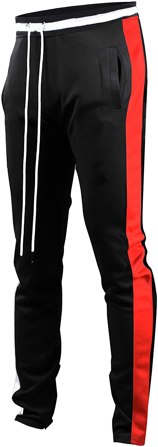 Screenshotbrand Mens Hip Hop Premium Slim Fit Track Pants
