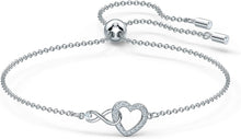 
                        
                          Load image into Gallery viewer, SWAROVSKI Women's Infinity Heart Jewelry Collection, Rose Gold Tone &amp; Rhodium Finish, Clear Crystals - JOY2ESpree
                        
                      