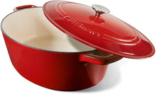
                        
                          Cargar imagen en el visor de la galería, Cuisinart Cast Iron Casserole, Terracotta Orange, 7-Quart - JOY2ESpree
                        
                      