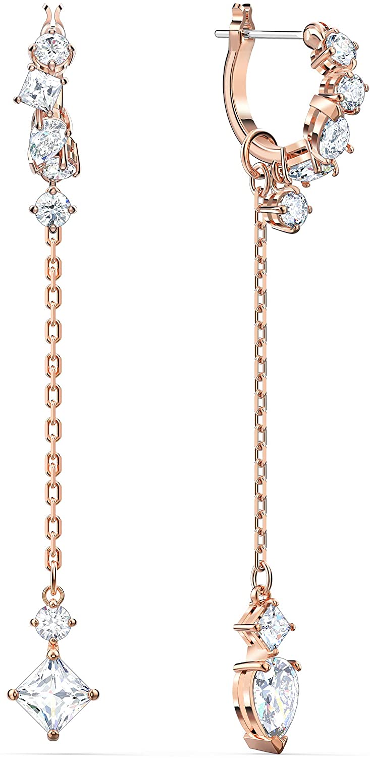 SWAROVSKI Women's Attract Jewelry Collection, Rhodium Finish, Clear Crystals - JOY2ESpree