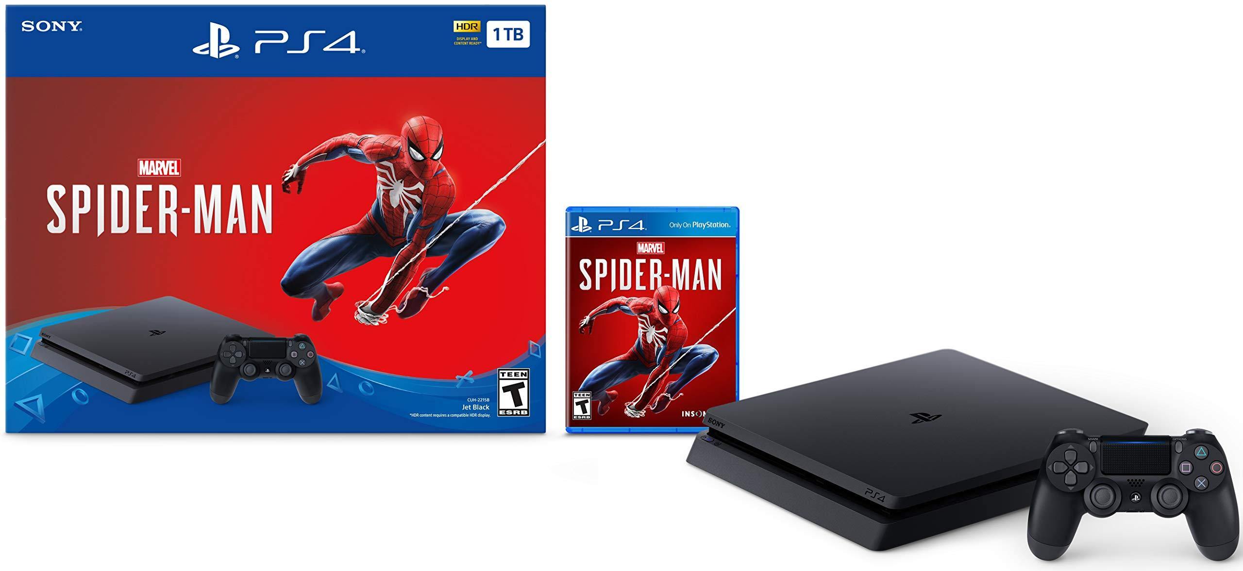 PlayStation 4 Slim 1TB Console - Marvel's Spider-Man Bundle [Discontinued] - JOY2ESpree