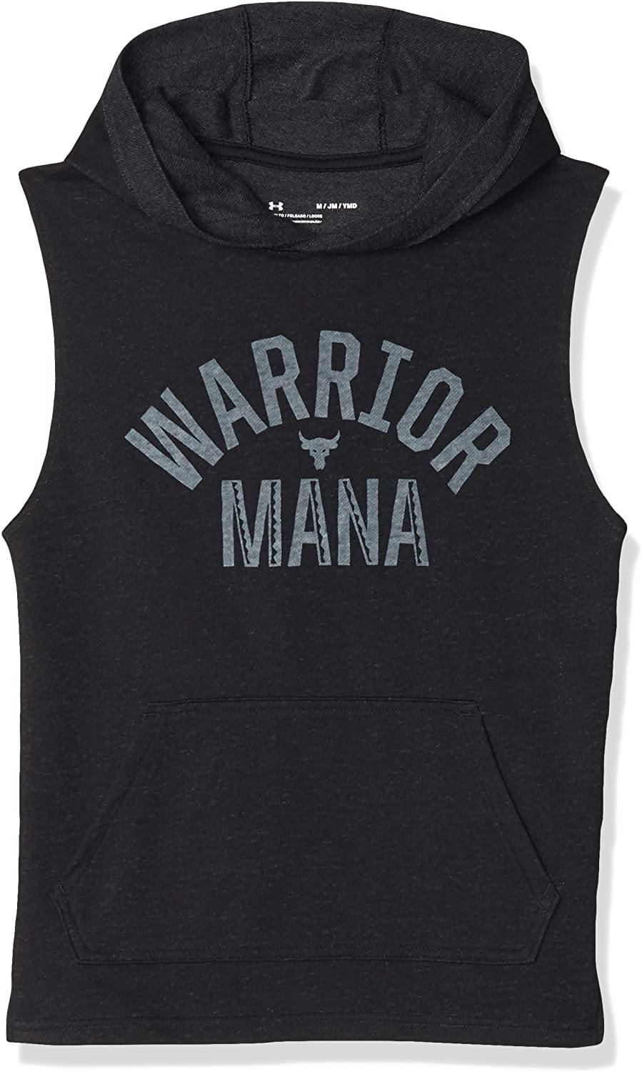 Under Armour Boy's Youth Project Rock Mana Sleeveless Hoodie - JOY2ESpree