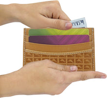 
                        
                          Load image into Gallery viewer, Tommy Bahama Men's 100% Leather Slim Card Case Carrier Wallet
                        
                      