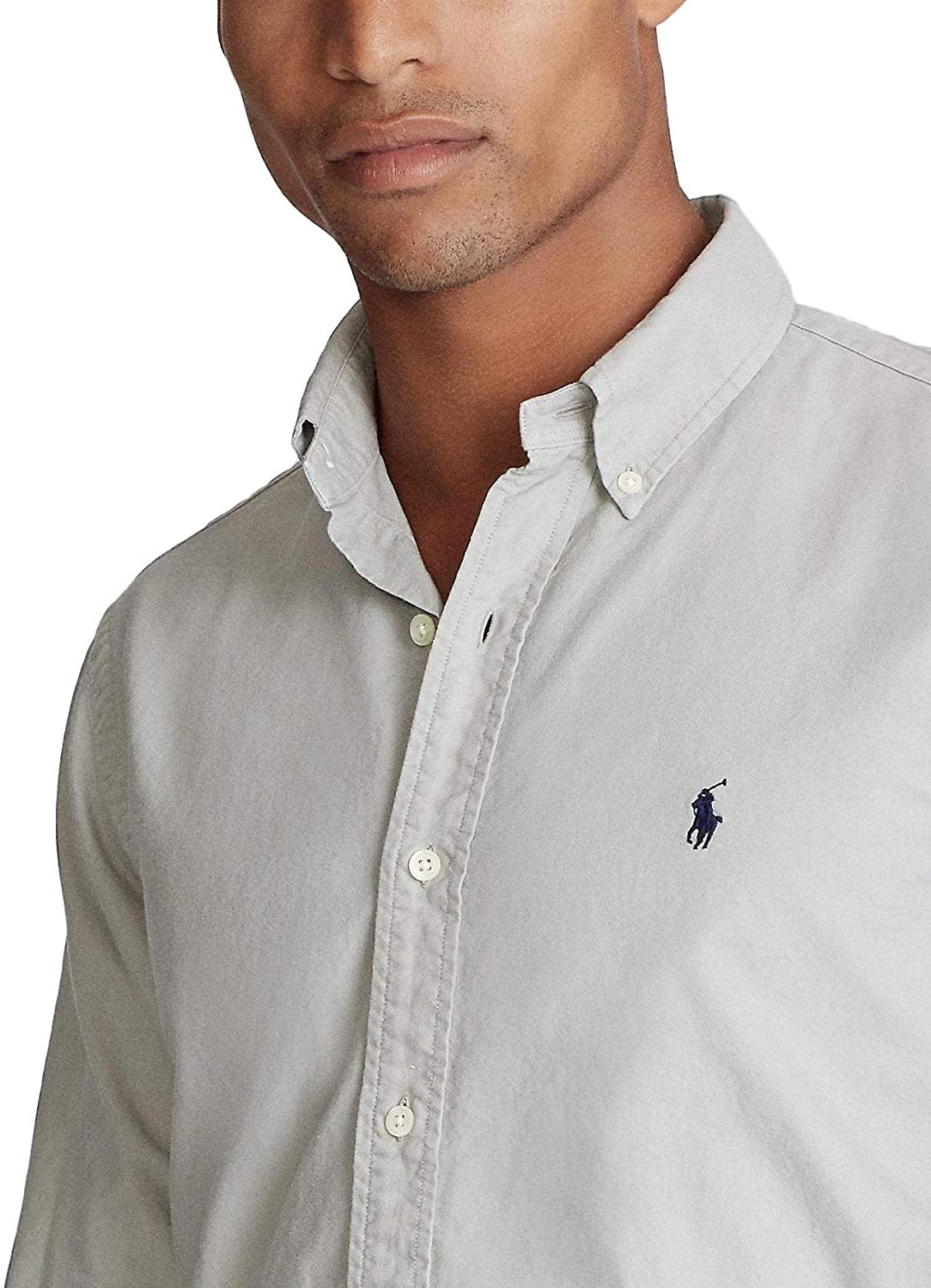 Ralph Lauren Mens Logo Button-Down Dress Shirt