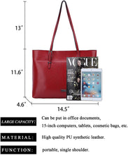
                        
                          Cargar imagen en el visor de la galería, K.EYRE Women's Soft Faux Leather Tote Bag Purse Handbags Wallet Tote Shoulder Bag Purse Large Capacity
                        
                      