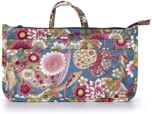
                        
                          Load image into Gallery viewer, BTSKY New Printing Handbag Organizers Inside Purse Insert-High Capacity 13 Pockets Bag Tote Organizer with Handle Peacock Flower
                        
                      