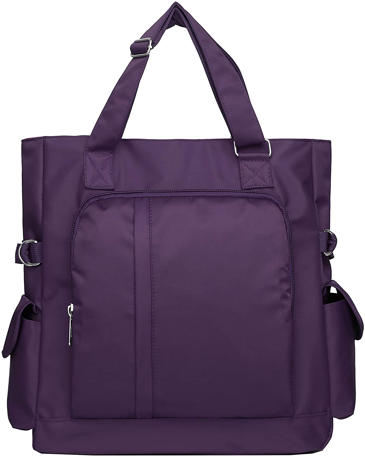 Canvas Tote Bag Waterproof Nylon Multi Pocket Shoulder Bags Laptop Work Bag Teacher Purse and Handbags for Women & Men