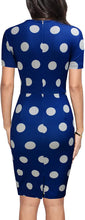 
                        
                          Load image into Gallery viewer, FORTRIC Women Printing Church Business Office Work Elegant Bodycon Pencil Dress
                        
                      