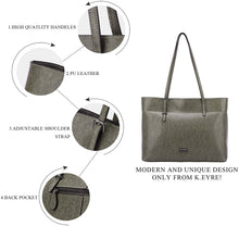 
                        
                          Cargar imagen en el visor de la galería, K.EYRE Women's Soft Faux Leather Tote Bag Purse Handbags Wallet Tote Shoulder Bag Purse Large Capacity
                        
                      