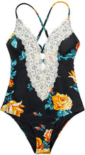 
                        
                          Muat gambar ke penampil Galeri, CUPSHE Fashion Women's Ladies Vintage Lace Bikini Sets Beach Swimwear Bathing Suit
                        
                      