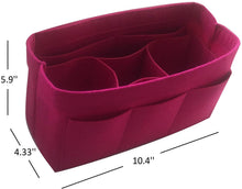 
                        
                          Load image into Gallery viewer, Felt Tote Bag Organizer Insert with Pockets, Handbag Purse Shaper, fits Neverfull, Speedy, Longchamp, etc.
                        
                      