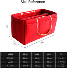 
                        
                          Muat gambar ke penampil Galeri, MISIXILE Felt Insert Bag Organizer - 2in1, Bag In Bag Tote Purse Organizer with Handles for Speedy Neverfull Longchamp
                        
                      