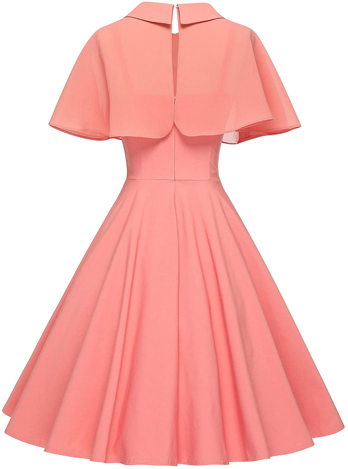 GownTown Women's 1950s Cloak Two-Piece Cocktail Dress