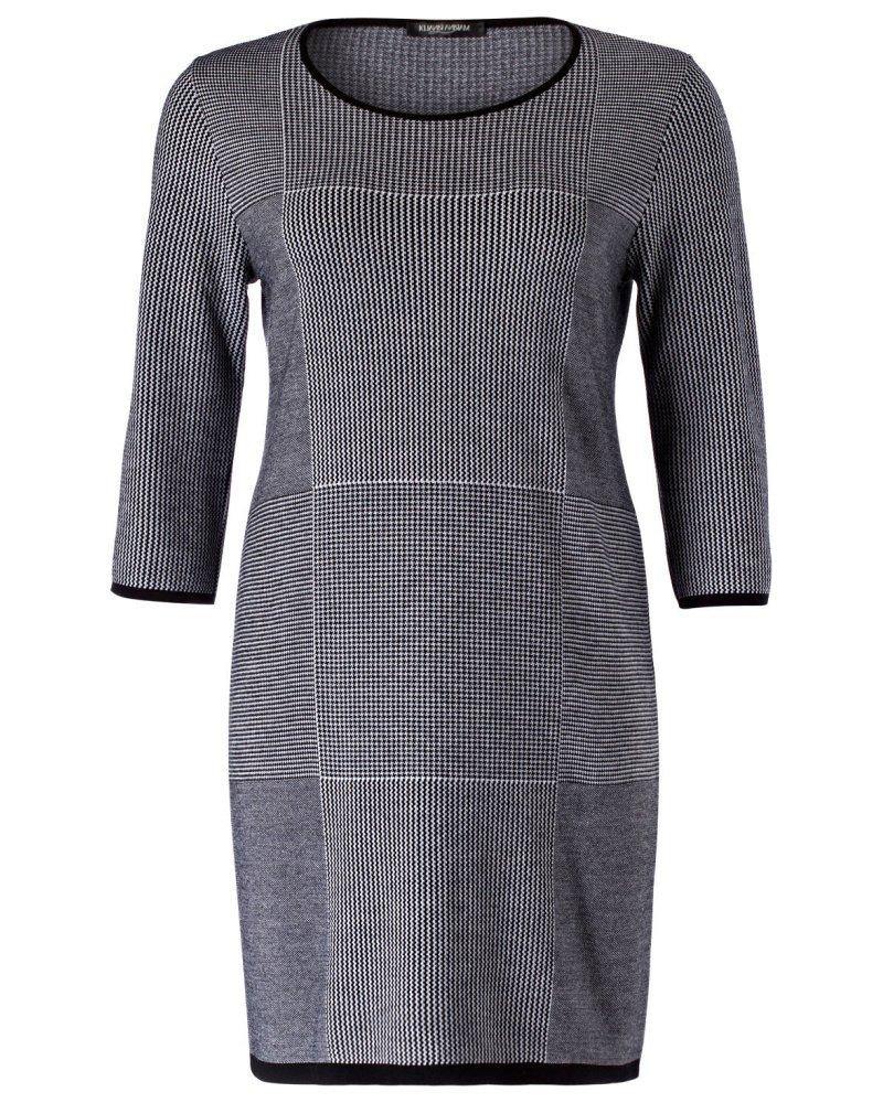 Marina Rinaldi Women's Gaia Sweater Dress, Navy/White - JOY2ESpree