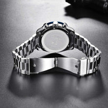
                        
                          Muat gambar ke penampil Galeri, BENYAR Chronograph Mens Watch Quartz Movement 30M Waterproof | Leather Watch Strap
                        
                      