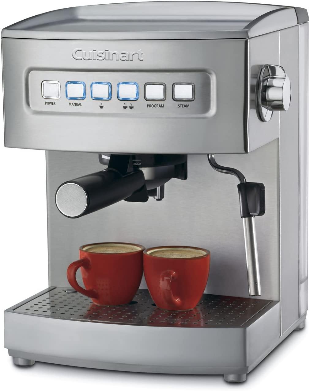 Cuisinart EM-200NP1 Programmable 15-Bar Espresso Maker, 12.8"(L) x 9.25"(W) x 10.63"(H) - JOY2ESpree