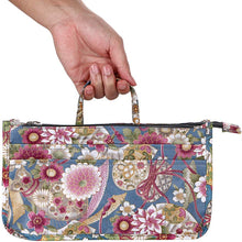 
                        
                          Load image into Gallery viewer, BTSKY New Printing Handbag Organizers Inside Purse Insert-High Capacity 13 Pockets Bag Tote Organizer with Handle Peacock Flower
                        
                      