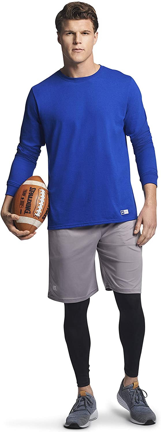 Russell Athletic Men's Cotton Performance Long Sleeve T-Shirts