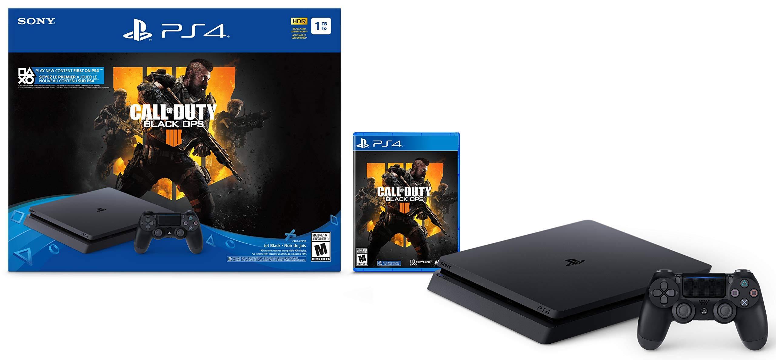 PlayStation 4 Slim 1TB Console - Call of Duty: Black Ops 4 Bundle [Discontinued] - JOY2ESpree