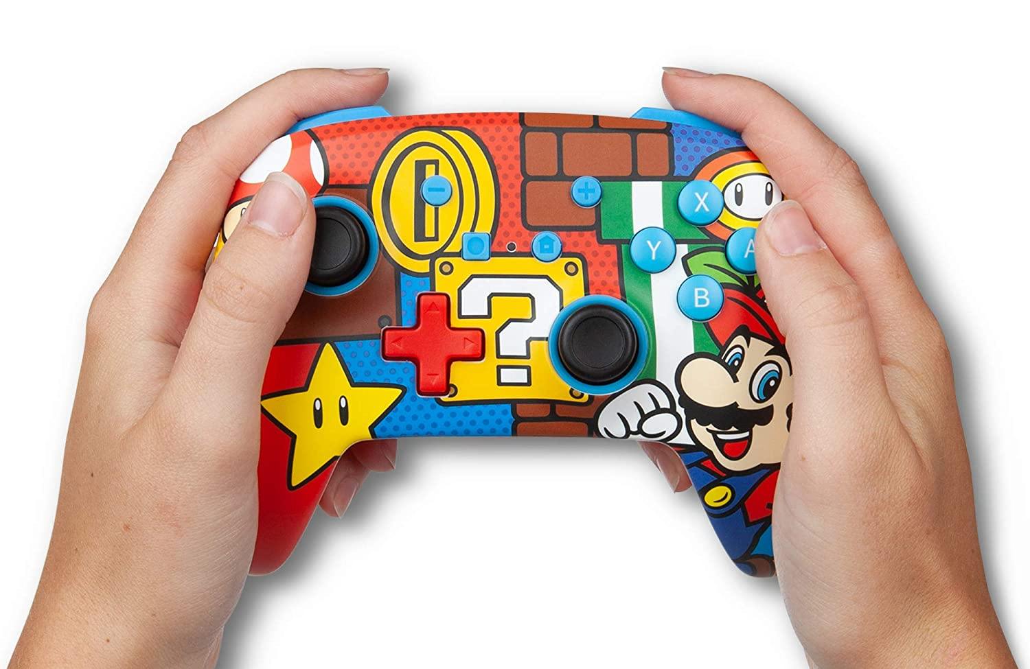PowerA Enhanced Wireless Controller for Nintendo Switch - Waluigi, Nintendo Switch Lite, Gamepad, game controller, Bluetooth controller, rechargeable - JOY2ESpree