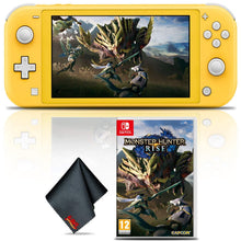 
                        
                          Muat gambar ke penampil Galeri, Nintendo Switch Lite (Yellow) Gaming Console Bundle with Monster Hunter Rise Game and Cleaning Cloth - JOY2ESpree
                        
                      
