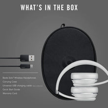 
                        
                          Load image into Gallery viewer, Beats Solo3 Wireless On-Ear Headphones - Apple W1 Headphone Chip, Class 1 Bluetooth, 40 Hours of Listening Time, Built-in Microphone - Satin Gold
                        
                      