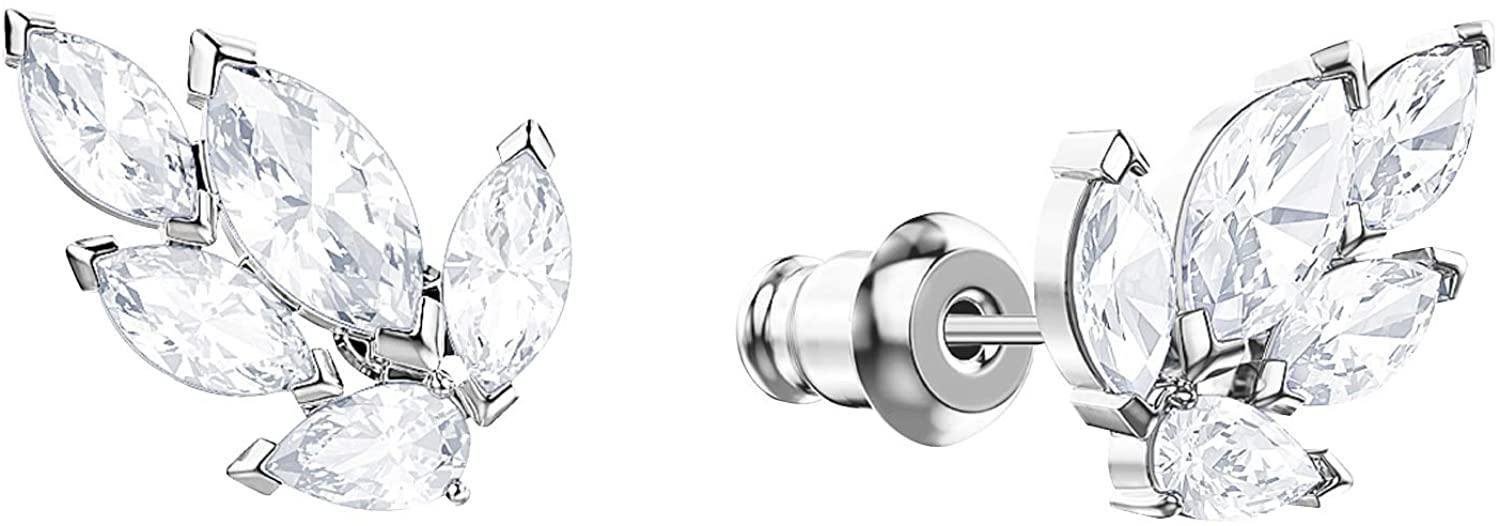 Swarovski Women's Louison Jewelry Collection, Rhodium Finish, Blue Crystals, Clear Crystals - JOY2ESpree